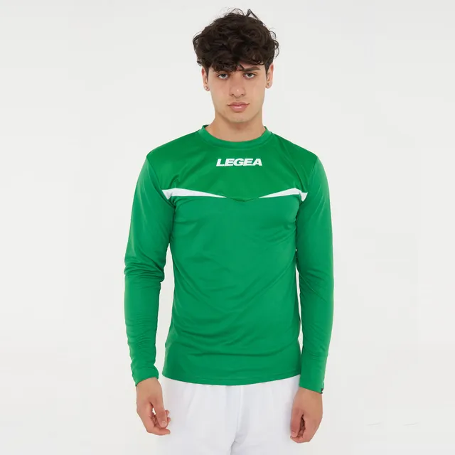 legea-vienna-maglia-calcio-maniche-lunghe-verde-bianco-s image 1