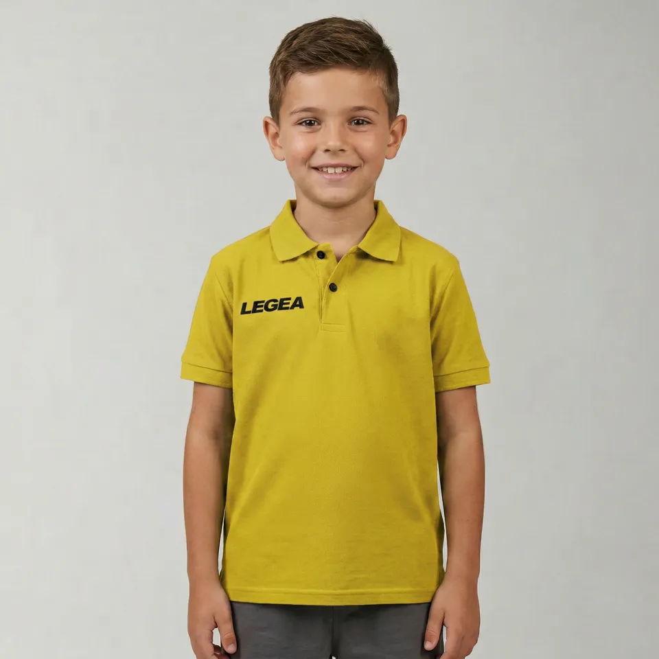 legea-polo-sud-gold-polo-bambino-maniche-corte-giallo-5xs image 1