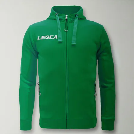 legea-sarajevo-junior-felpa-zip-con-cappuccio-bambino-verde-3xs image 1