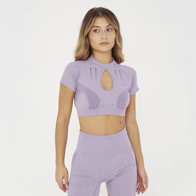 legea-maglia-crop-fitness-lexi-maniche-corte-lilla-s image 1