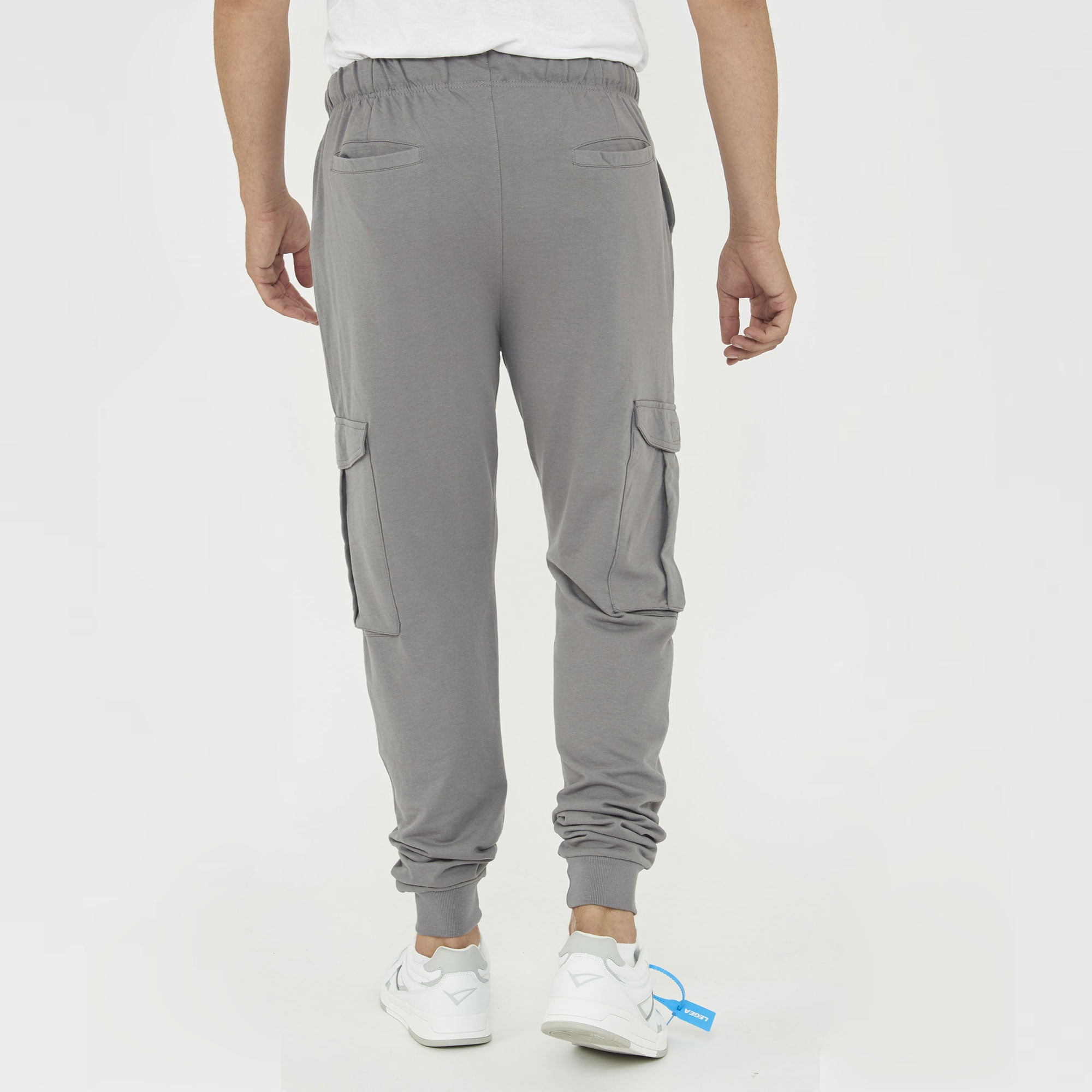 legea-pantaloni-sportivi-f-cargo-french-terry-grigio-scuro-l image 2