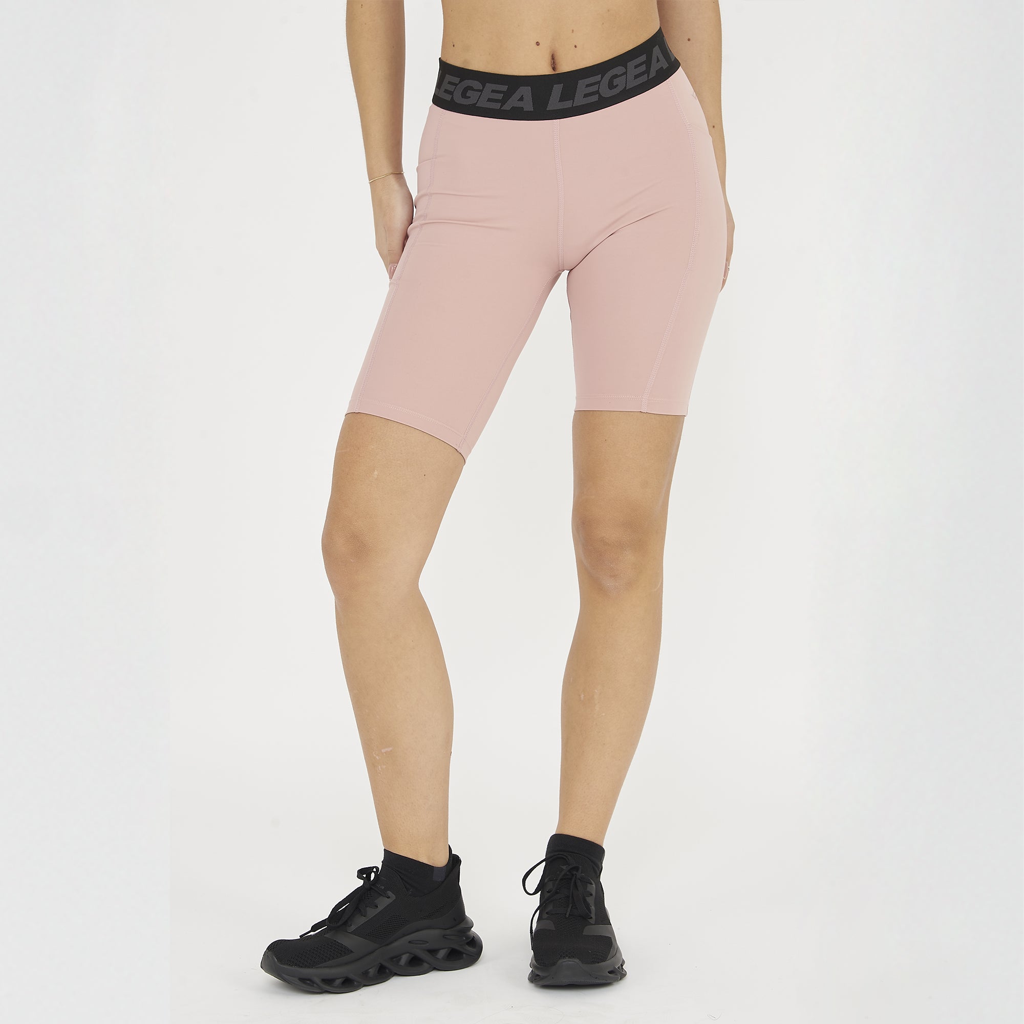 legea-teti-short-fitness-donna-a-compressione-rosa-l image 1