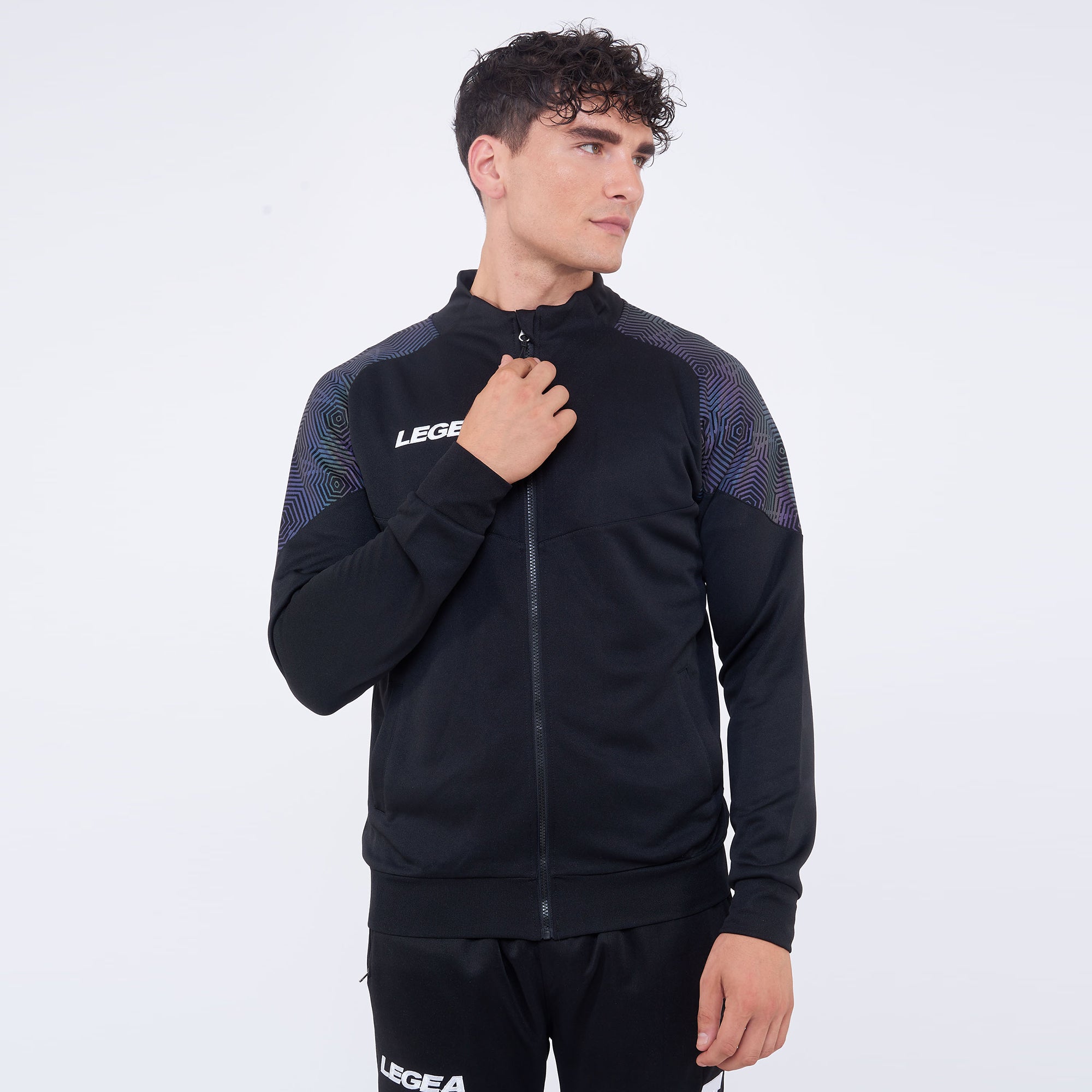 legea-giacca-con-zip-manila-nero-2xs-taglie-piccole image 4