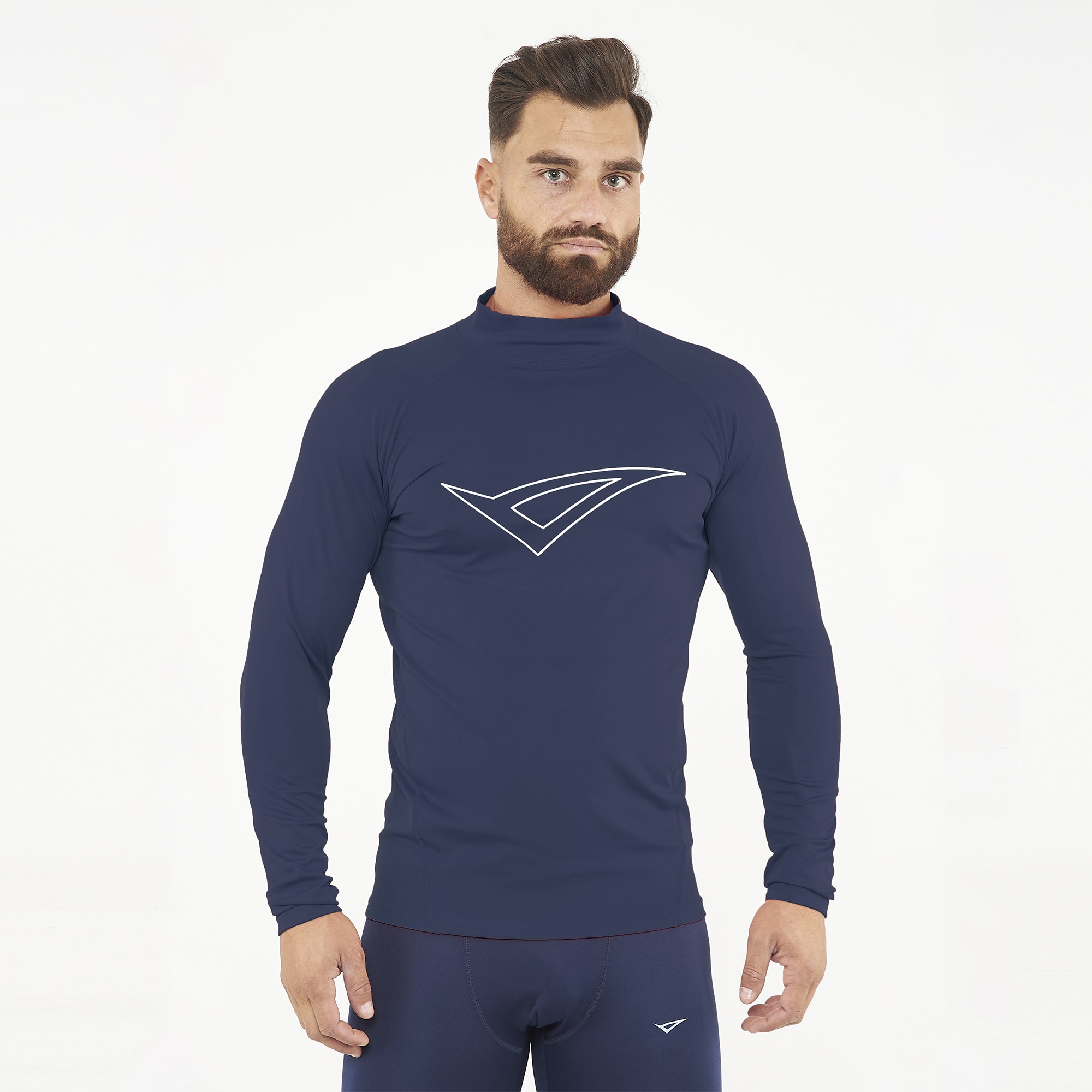 legea-ironboy-long-maglia-termica-allenamento-blu-m-l image 1
