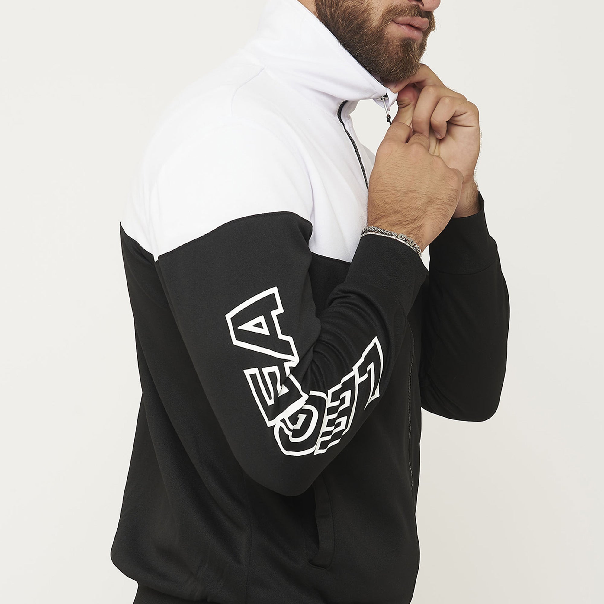 legea-ontario-senior-giacca-bicolor-full-zip-nero-bianco-2xl image 5