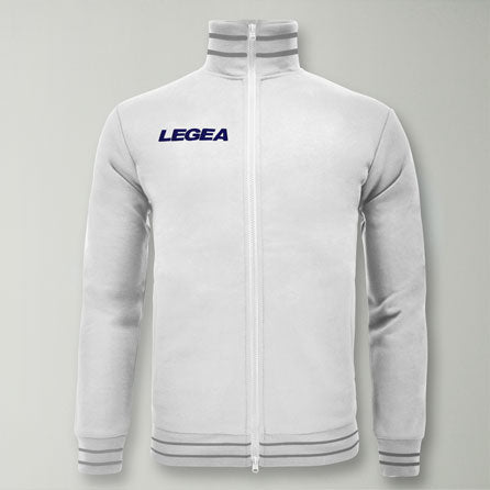 legea-piazza-felpa-in-poliestere-con-zip-e-cappuccio-bianco-xs image 2