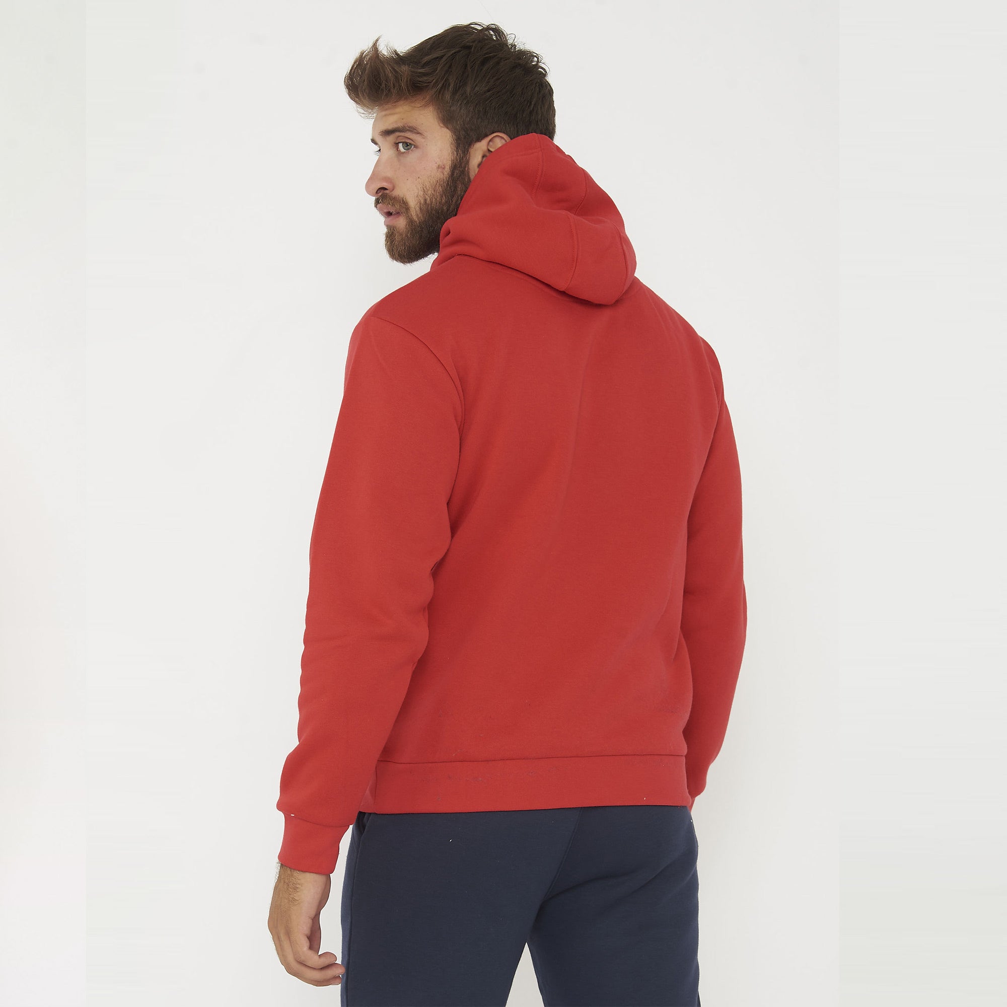 legea-spalato-felpa-con-cappuccio-senza-zip-rosso-s image 6