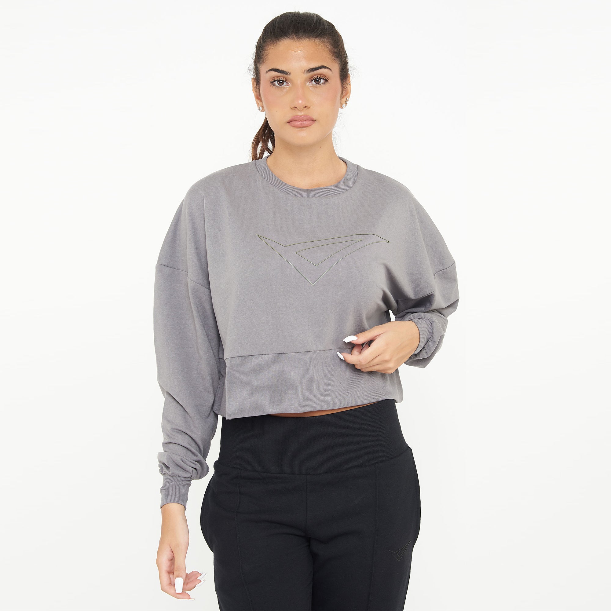 legea-f-essence-felpa-girocollo-cotone-grigio-scuro-l image 1