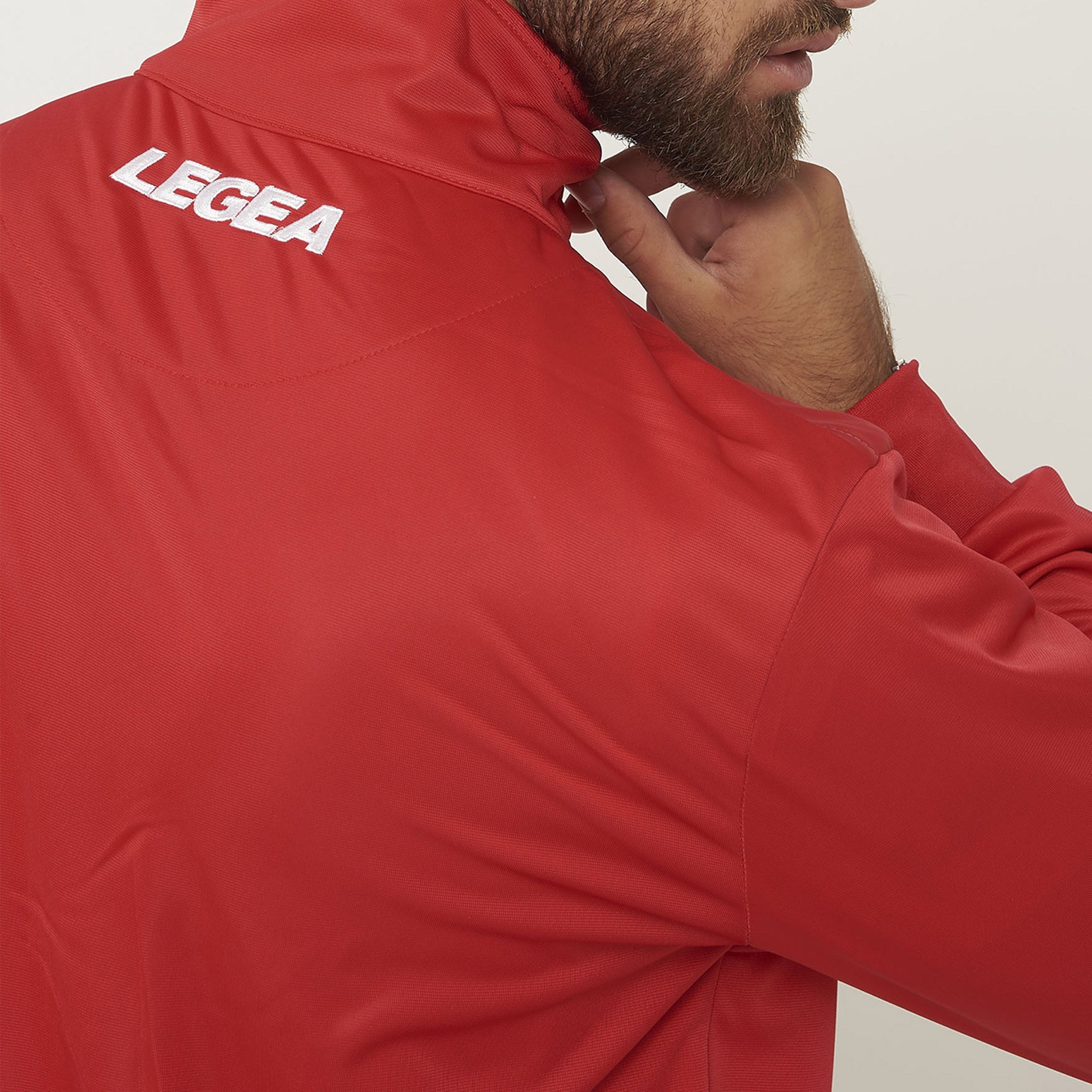 legea-cuba-giacca-sportiva-con-cappuccio-rosso-s image 3