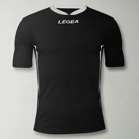 legea-dusseldorf-maglia-da-calcio-manica-corta-nero-bianco-xs image 1