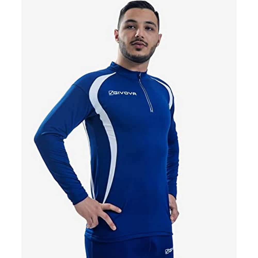 maglia-running-manica-lunga-unisex-givova-tei-con-mezza-zip image 2