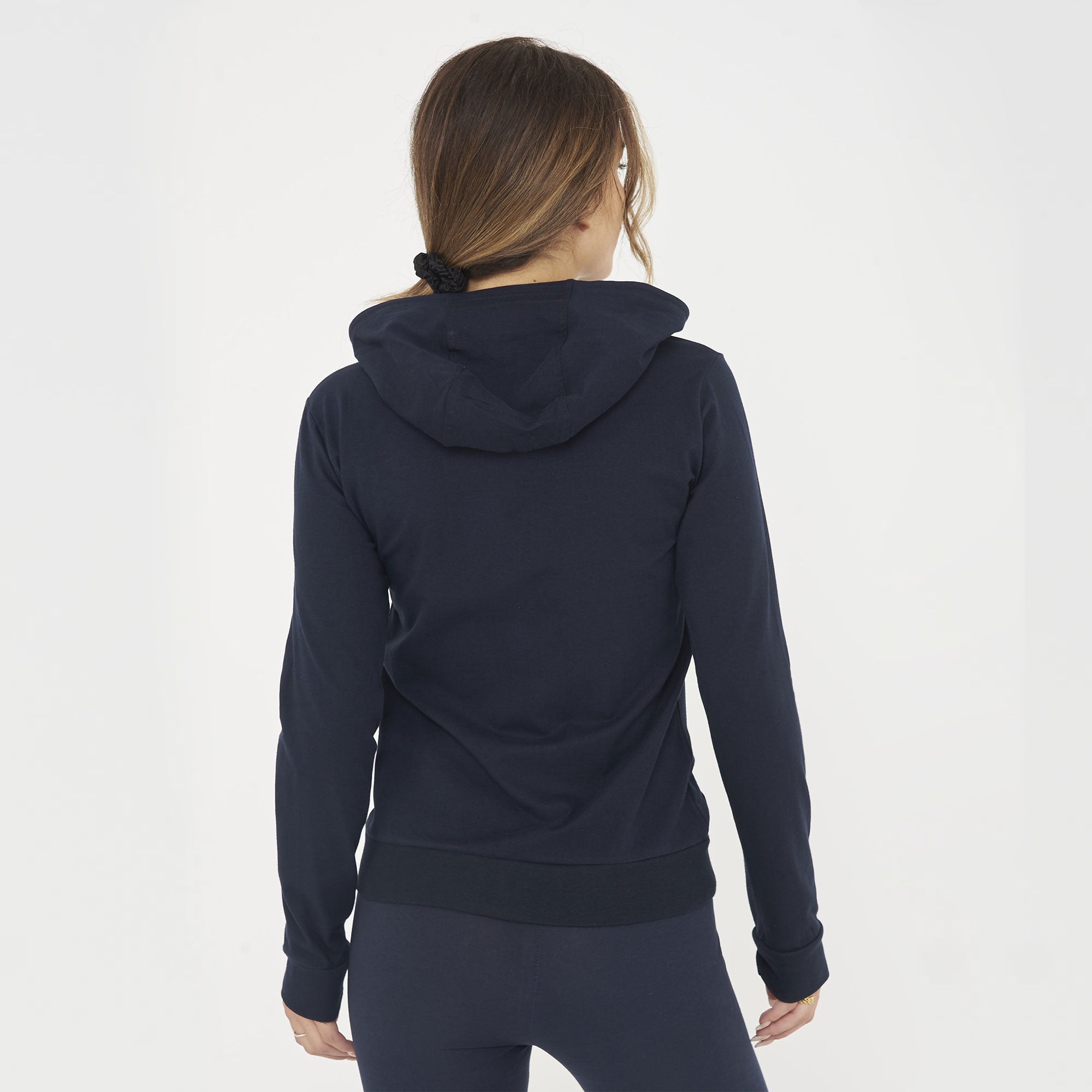 legea-felpa-layca-leggera-con-zip-e-cappuccio-blu-l image 2