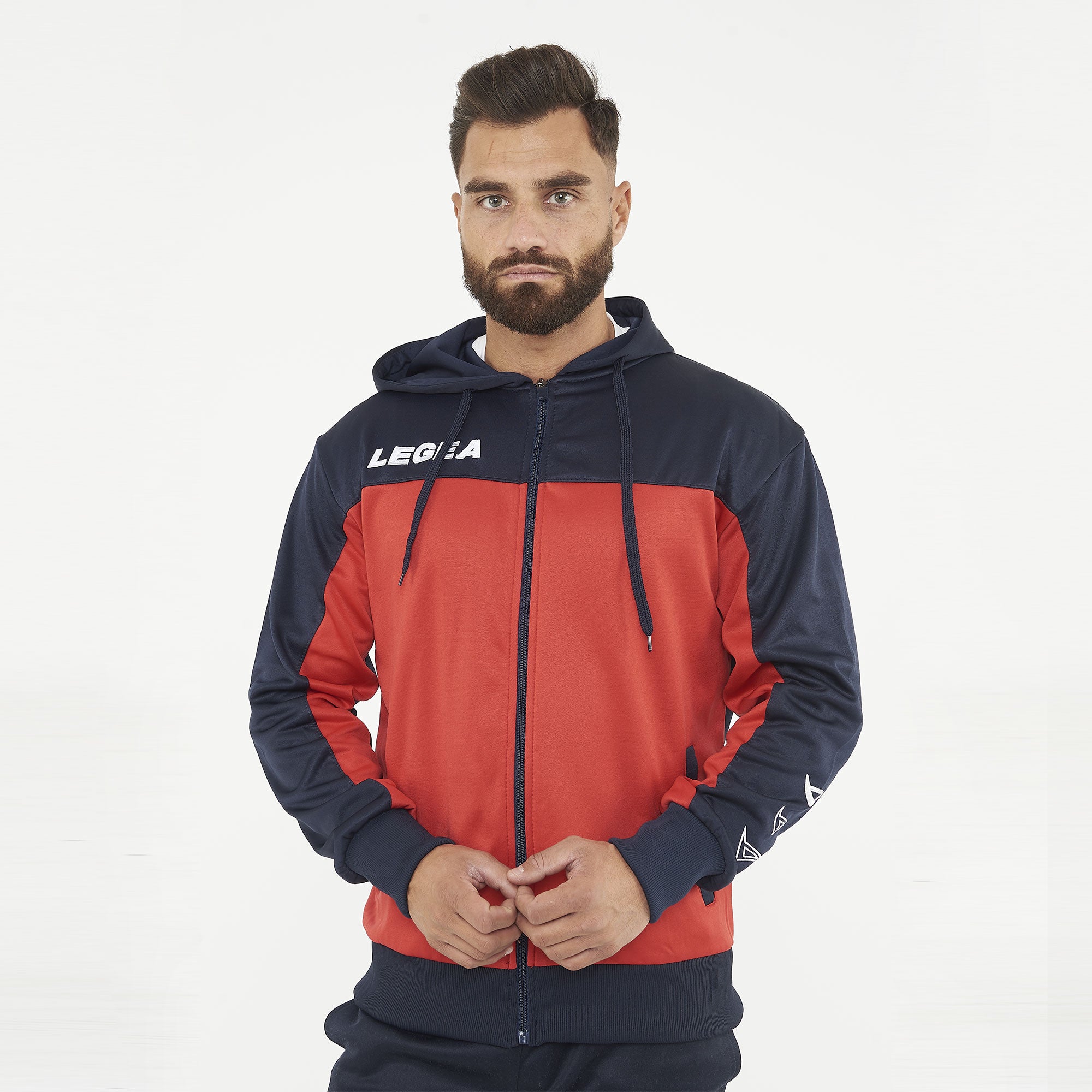 legea-flex-giacca-sportiva-con-zip-blu-rosso-l image 1