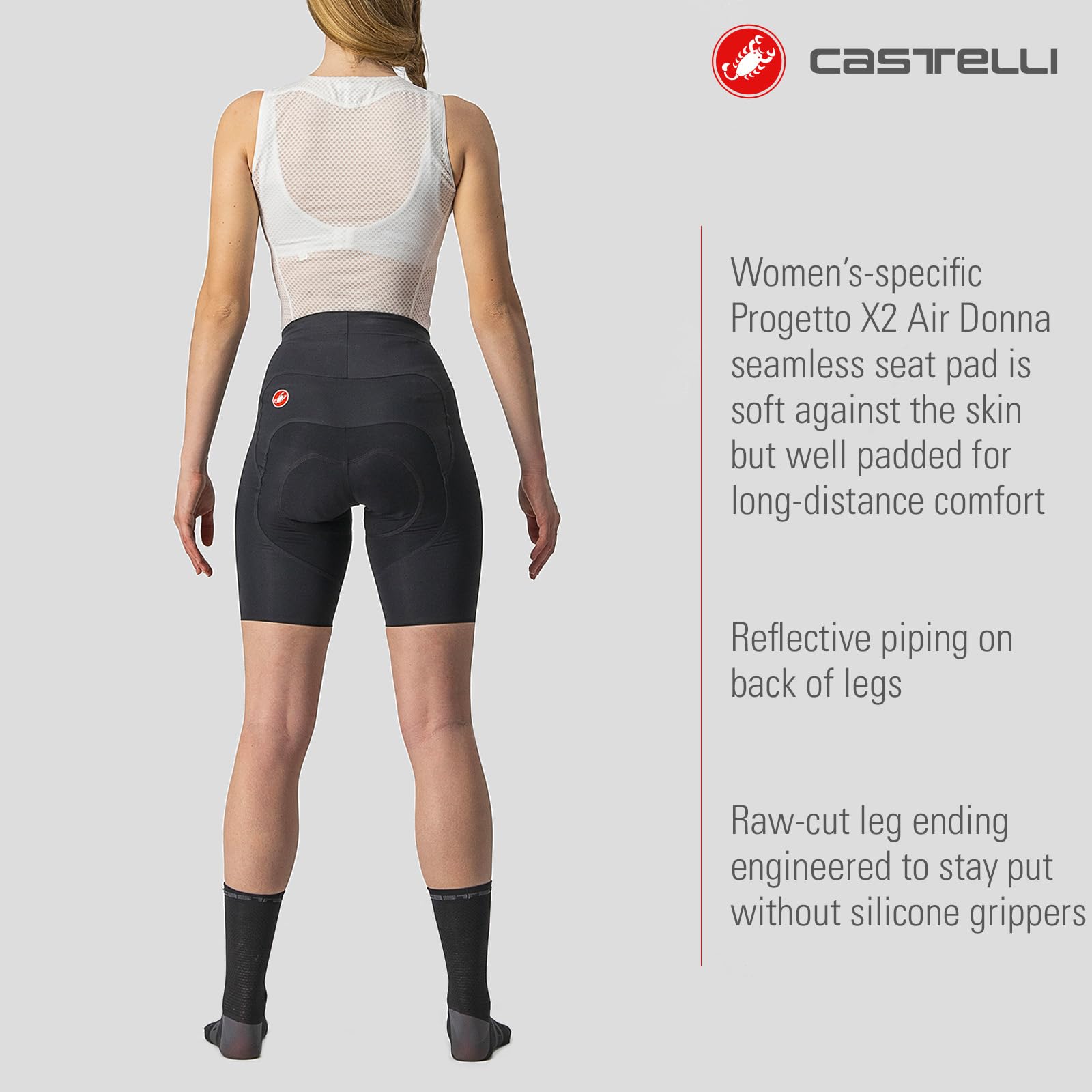 castelli-free-aero-rc-pantaloncini-ciclismo-donna image 4