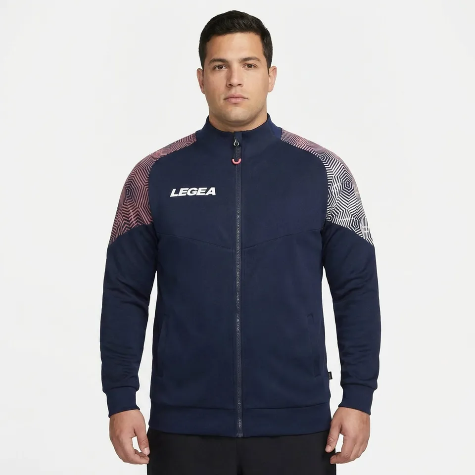 legea-giacca-manila-antivento-oversize-blu-pesca-neon-3xl image 1