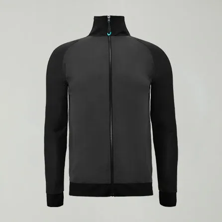 legea-giacca-austin-con-cappuccio-e-zip-nero-grigio-scuro-xl image 1