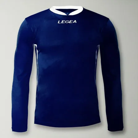 legea-dusseldorf-maglia-calcio-maniche-lunghe-blu-bianco-3xs image 1