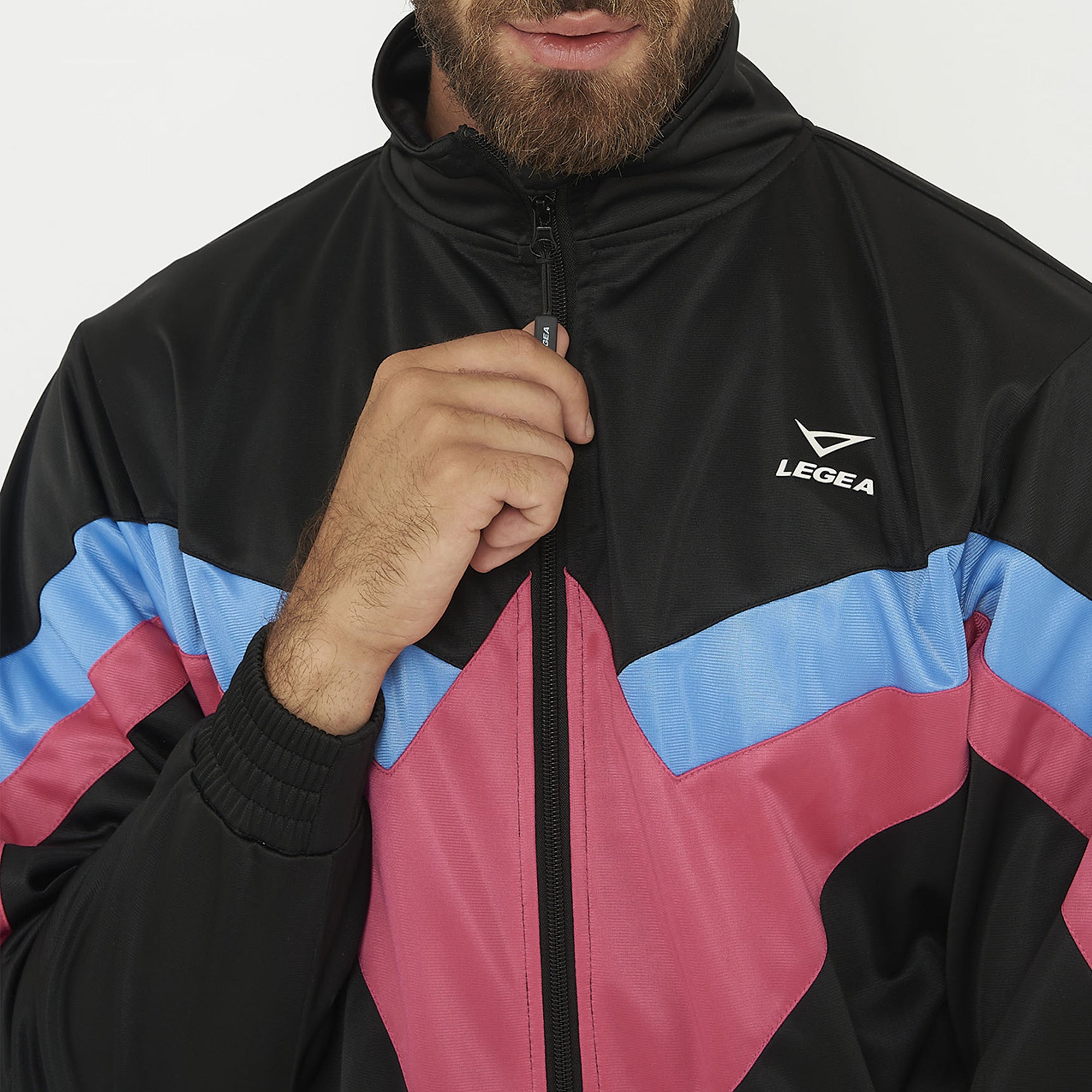 legea-loose-cargo-vintage-tuta-sportiva-completa-nero-fucsia-xl image 4