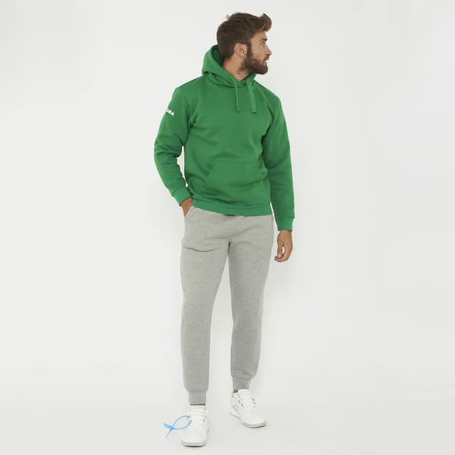 legea-spalato-sofia-tuta-completa-felpata-verde-grigio-melange image 1