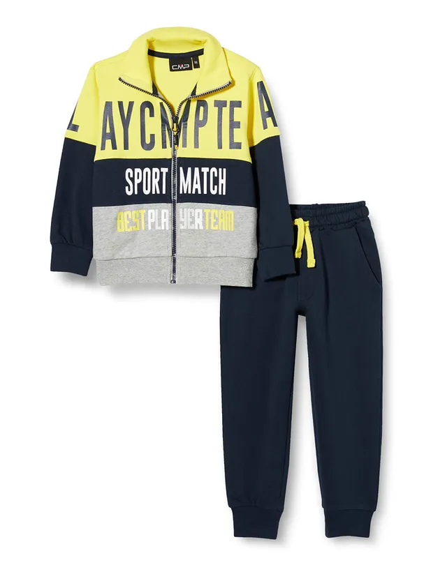 cmp-tuta-melange-bambini-unisex-tuta-allenamento-rahmsy image 1