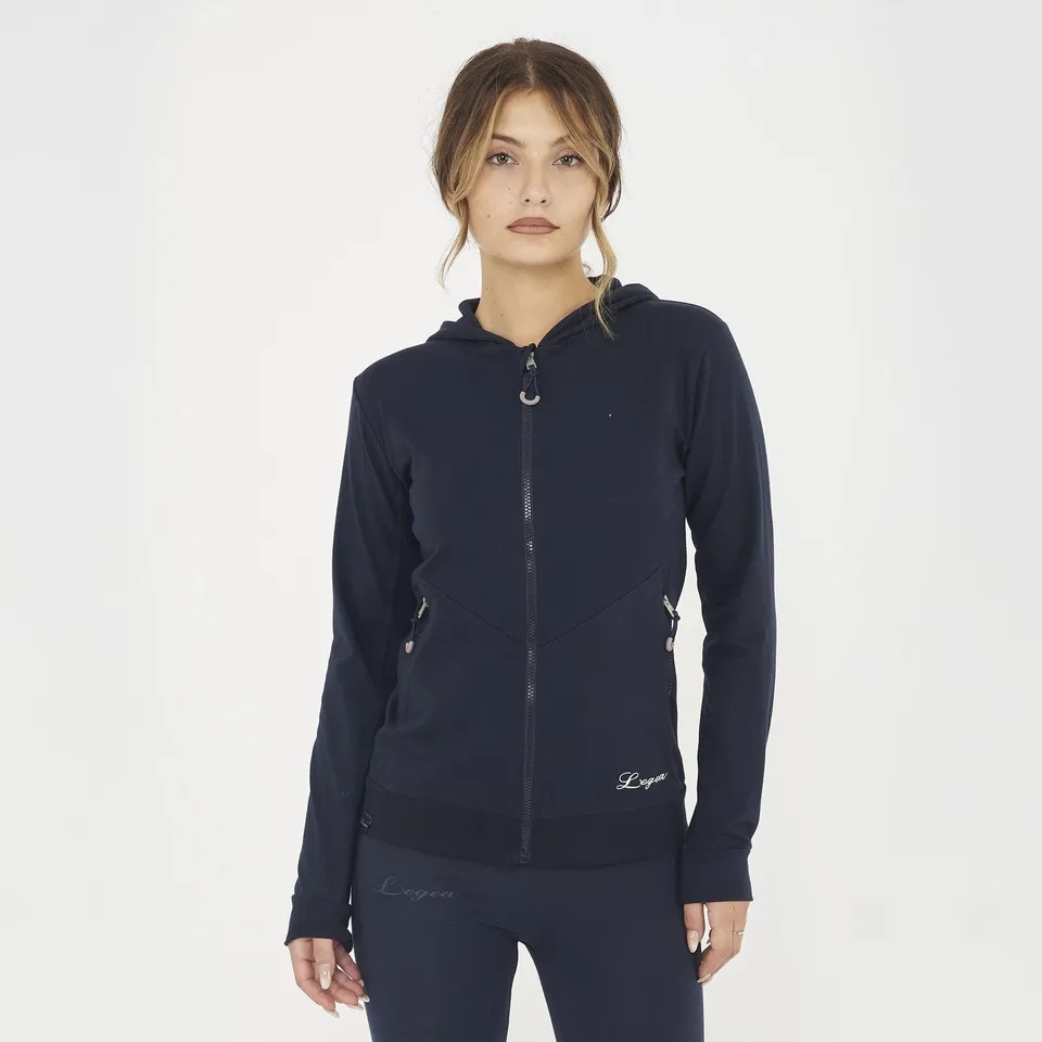 legea-felpa-layca-leggera-con-zip-e-cappuccio-blu-l image 1