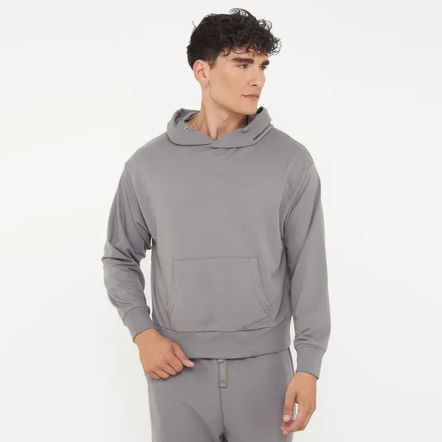 legea-felpa-unisex-con-cappuccio-f-boxy-grigio-scuro-xl image 1
