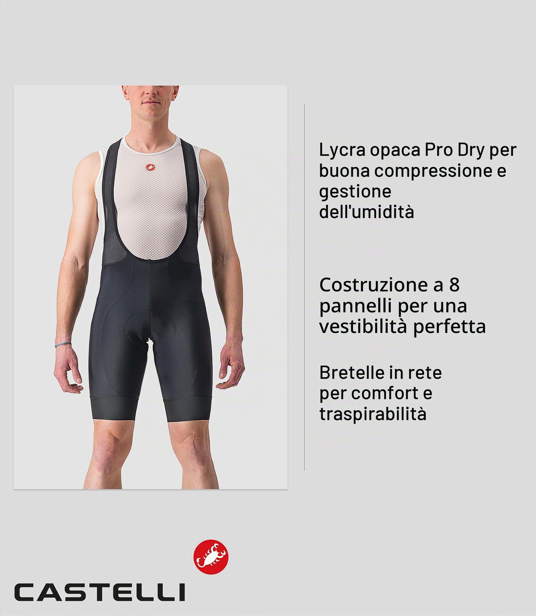 castelli-entrata-2-bibshort-pantaloncini-ciclismo-uomo image 3