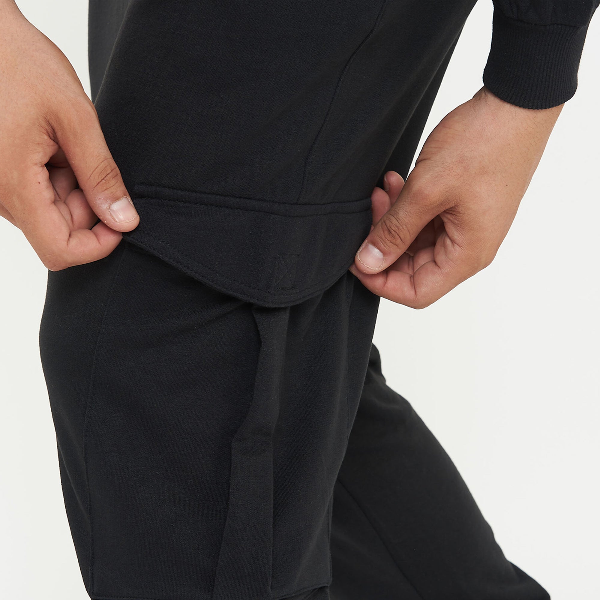 legea-pantaloni-sportivi-f-cargo-in-french-terry-nero-2xl image 5