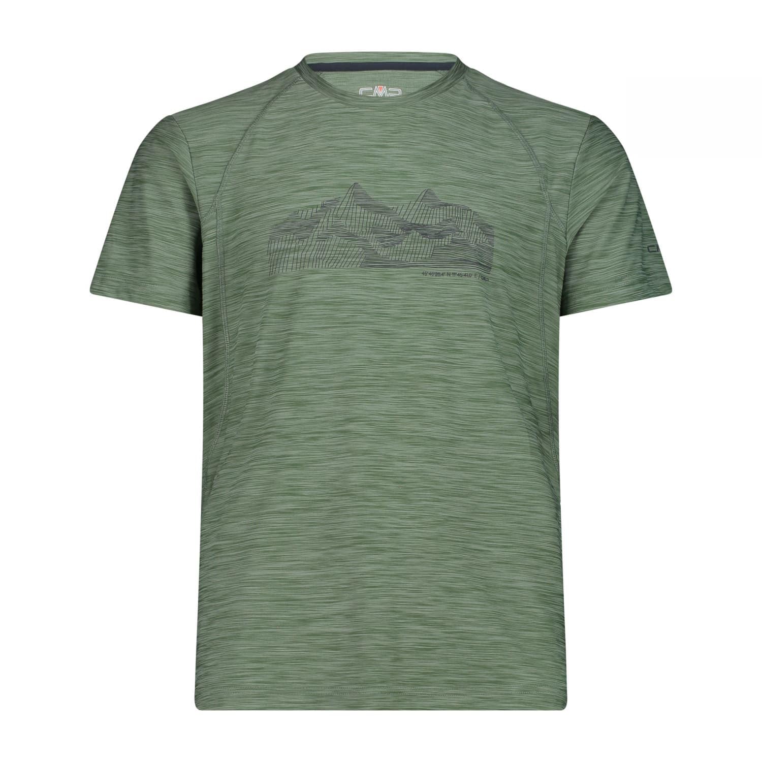 cmp-t-shirt-elasticizzata-jersey-melange-uomo image 7