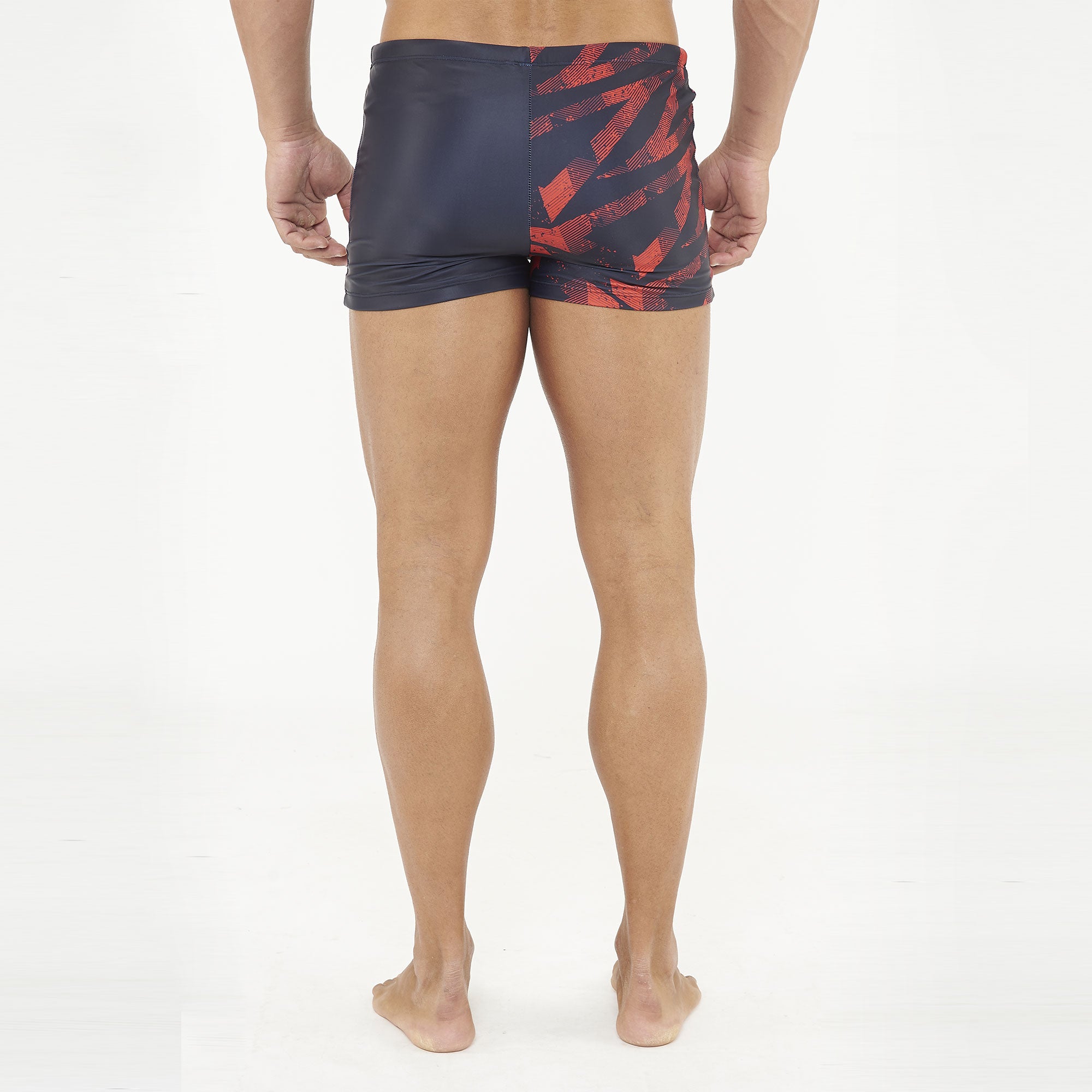 legea-hallek-costume-nuoto-pantaloncino-nero-rosso-s image 2