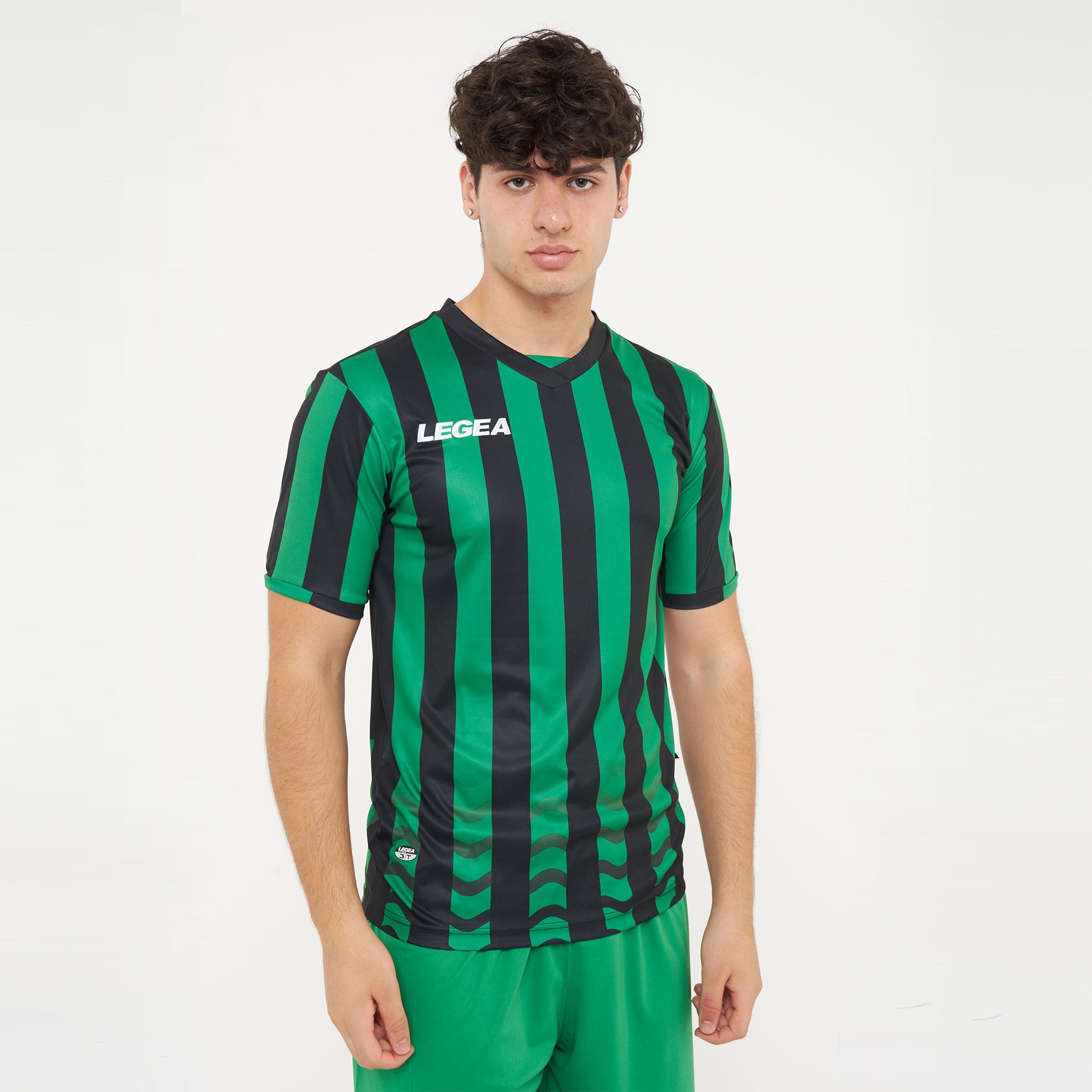 legea-malaga-maglia-gara-a-righe-verde-nero-xs image 1