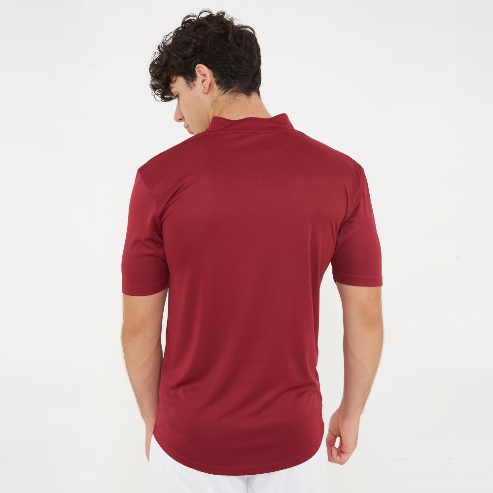 legea-ajaccio-maglia-da-calcio-con-colletto-granata-xl image 2