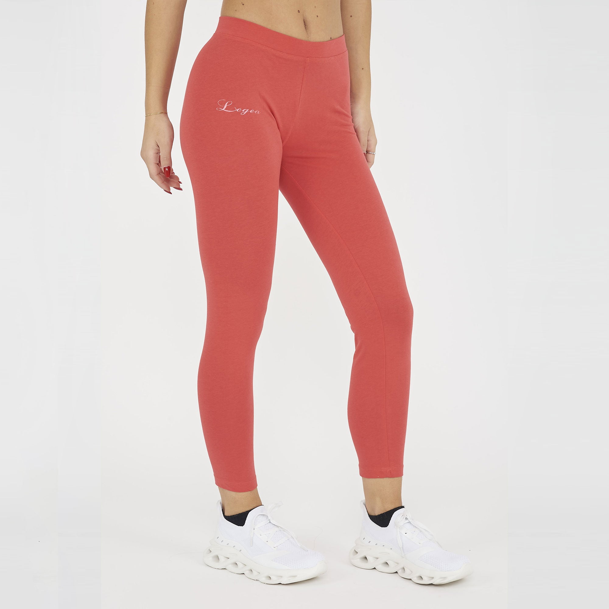 legea-devery-leggings-in-cotone-elasticizzato-corallo-xs image 3