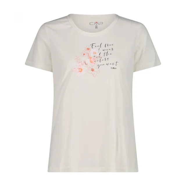 cmp-39t5676p-t-shirt-dry-function-girocollo-donna-con-logo image 1