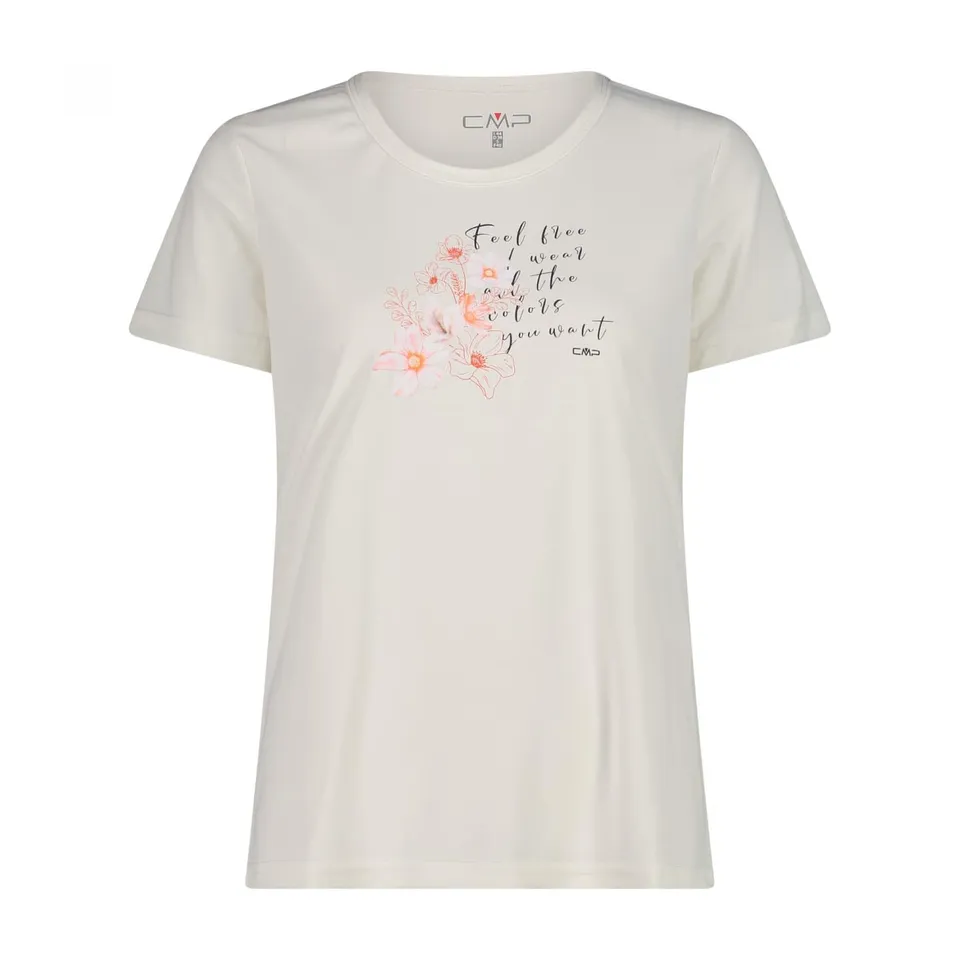 cmp-39t5676p-t-shirt-dry-function-girocollo-donna-con-logo image 1