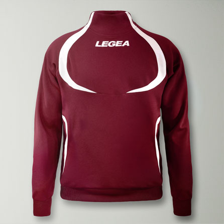 legea-tokyo-giacca-sportiva-in-poliestere-granata-bianco-m image 1