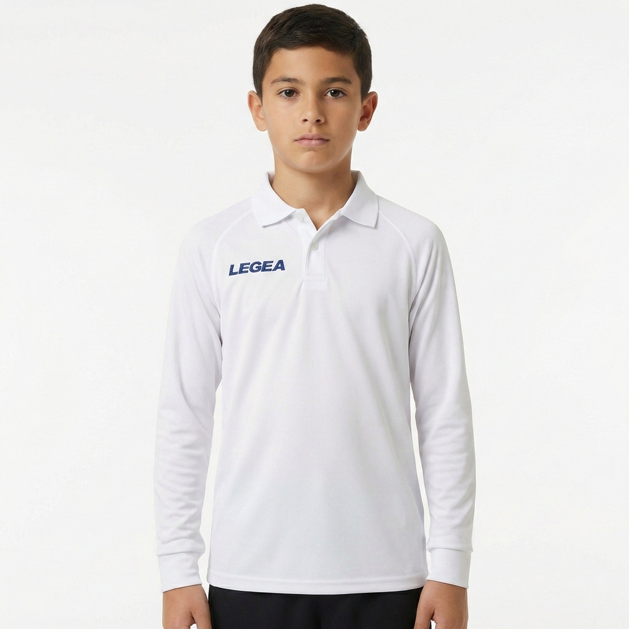 legea-nord-gold-polo-a-maniche-lunghe-bianco-xs image 1