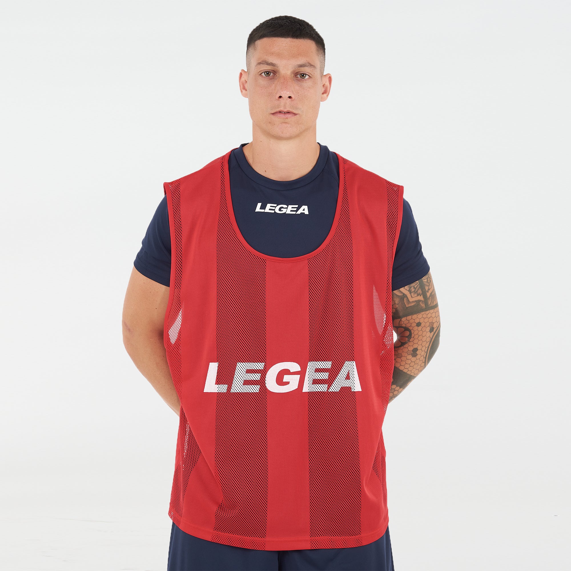 legea-casacca-promo-pettorina-sportiva-a-rete-rosso-l-xl image 1