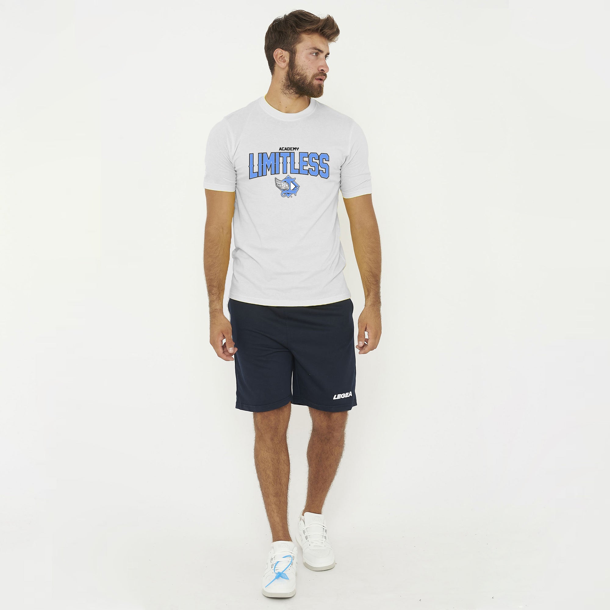 legea-limitless-t-shirt-in-cotone-bianco-xl image 1