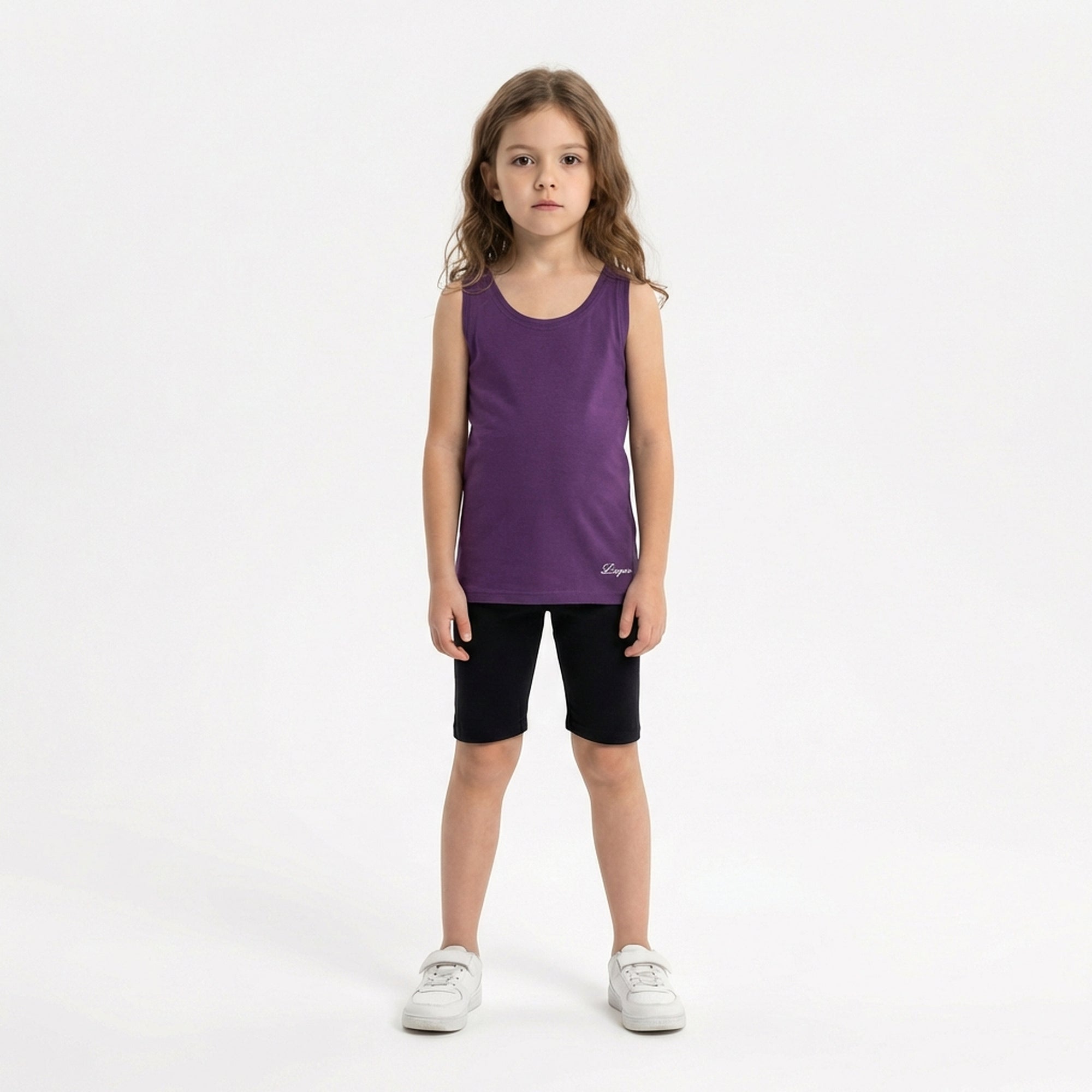 legea-raita-canotta-cotone-spalle-larghe-viola-xs image 1