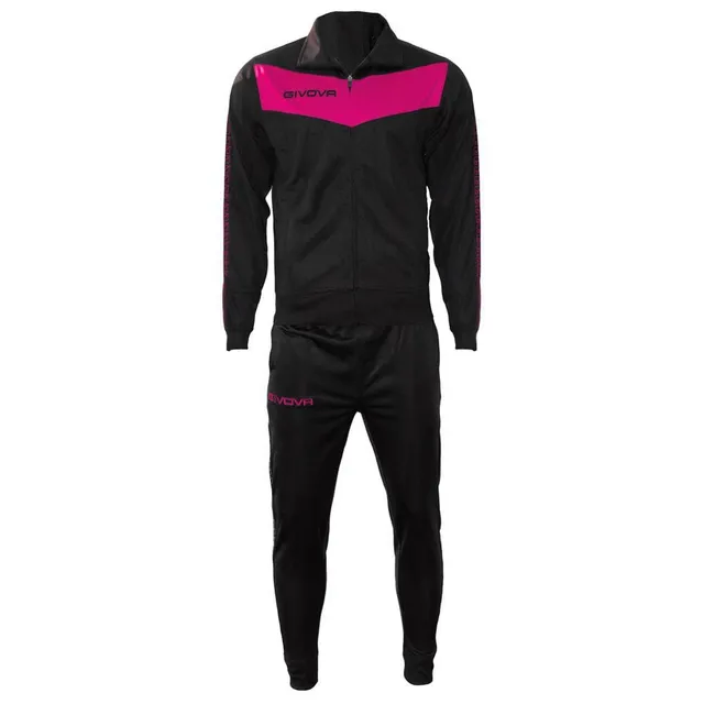 givova-visa-tuta-in-triacetato-nero-fuxia-con-zip-intera image 1