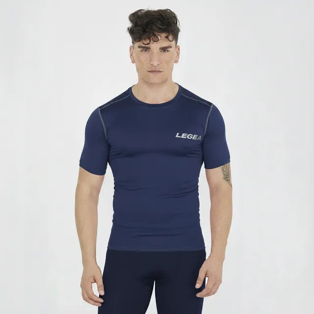 legea-t-shirt-termica-body-2-maniche-corte-blu-s image 1