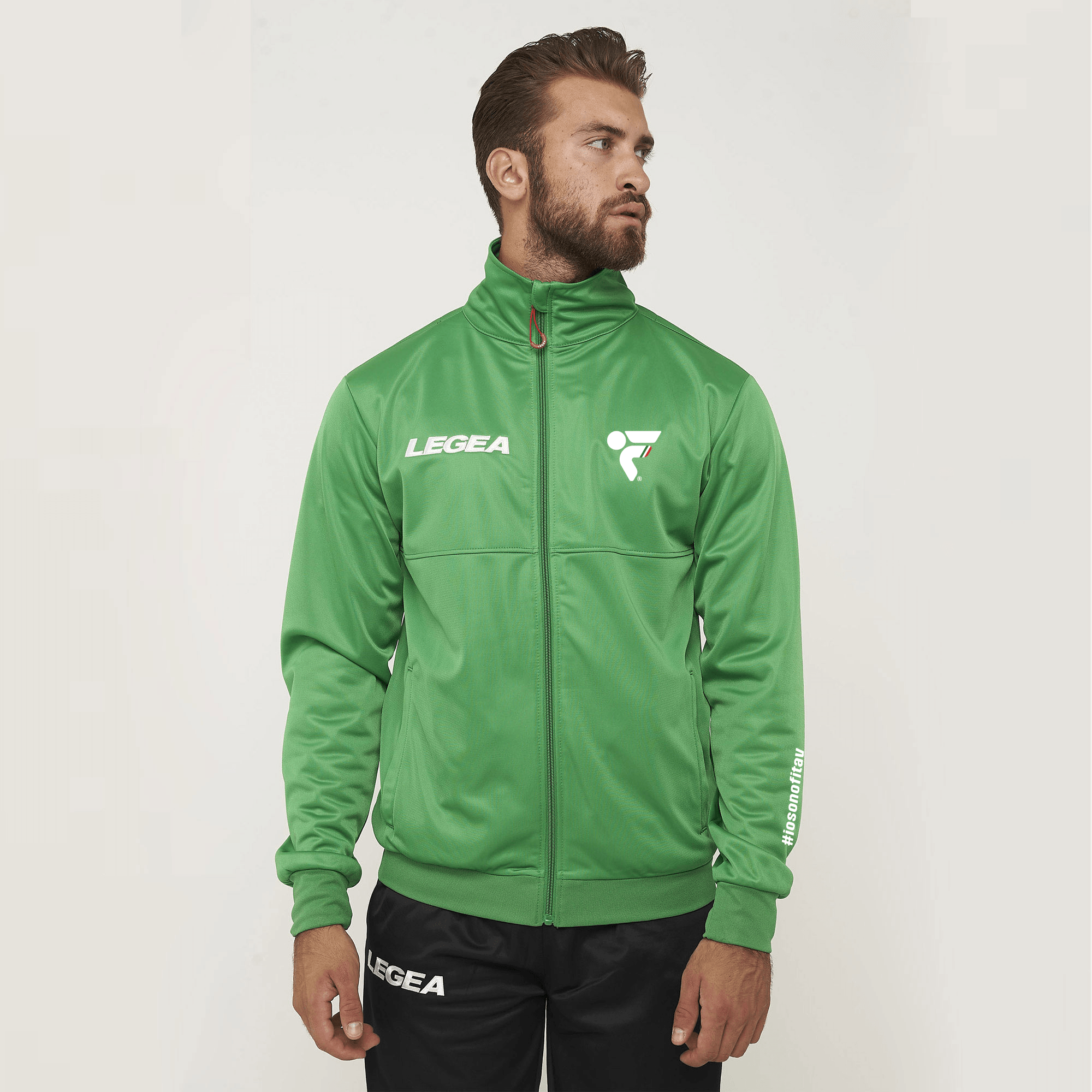 legea-cuba-giacca-con-zip-monocolore-fitav image 1