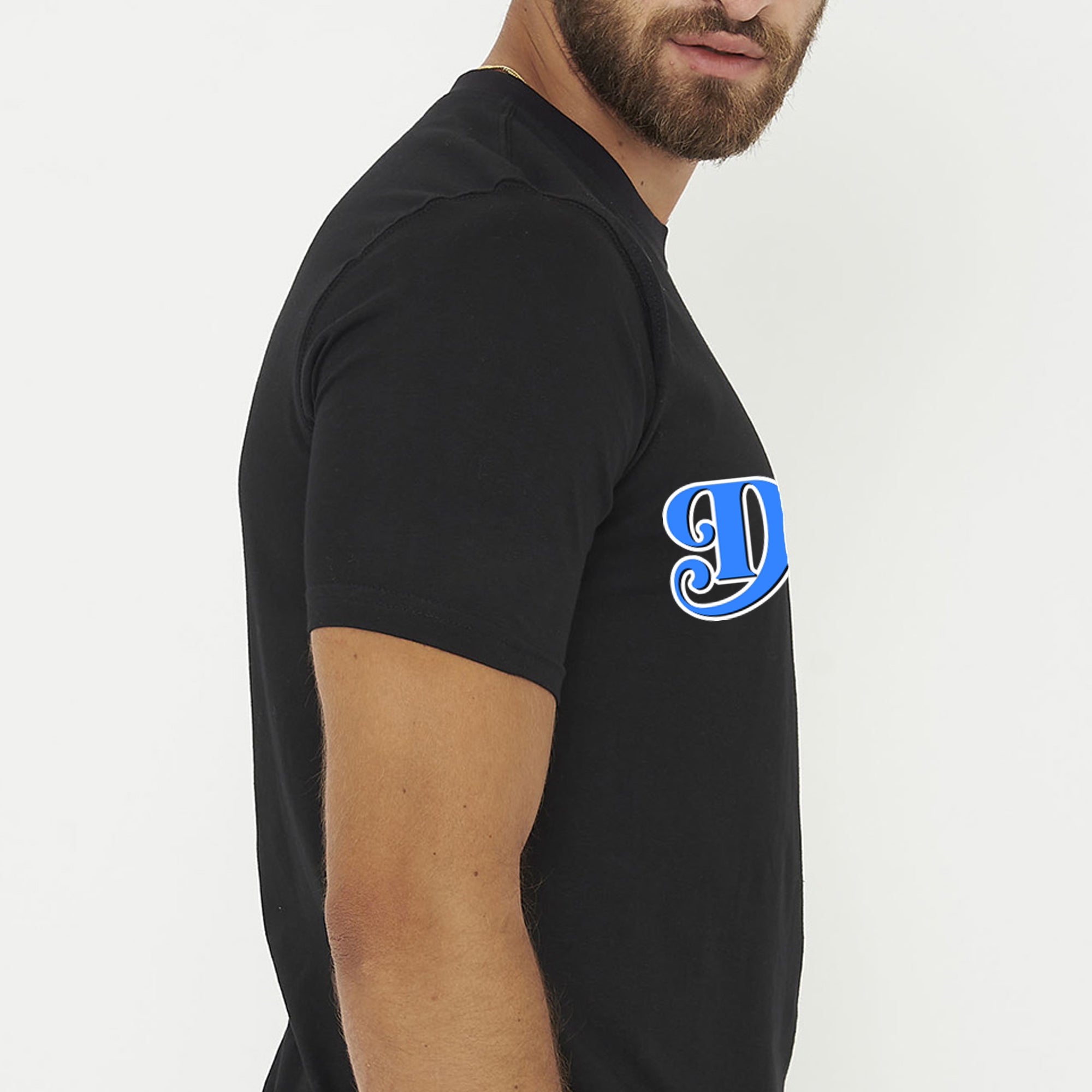 legea-dreamer-t-shirt-in-cotone-nera-azzurra-s image 4
