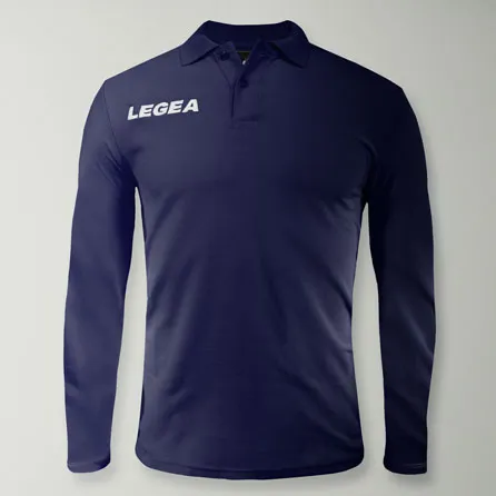 legea-nord-gold-polo-a-maniche-lunghe-blu-s image 1