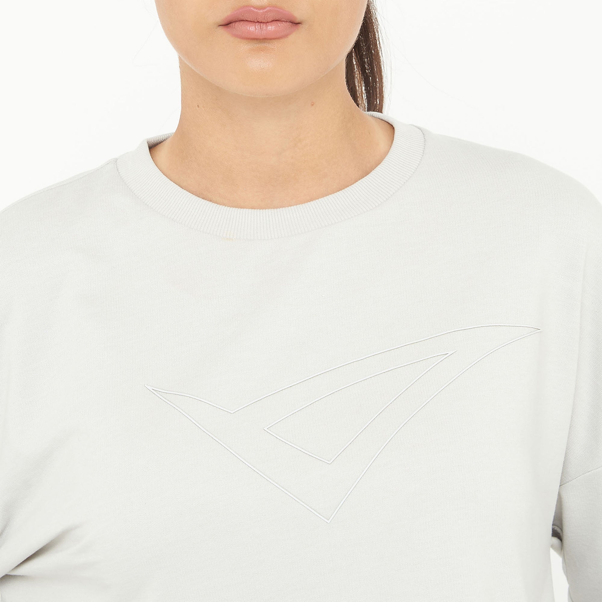 legea-f-essence-felpa-girocollo-in-cotone-grigio-chiaro-s image 3