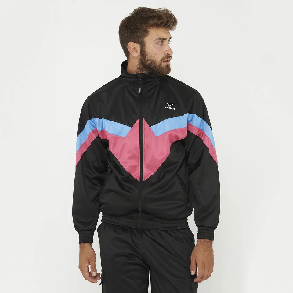 legea-giacca-con-zip-vintage-loose-nero-fucsia-l image 1