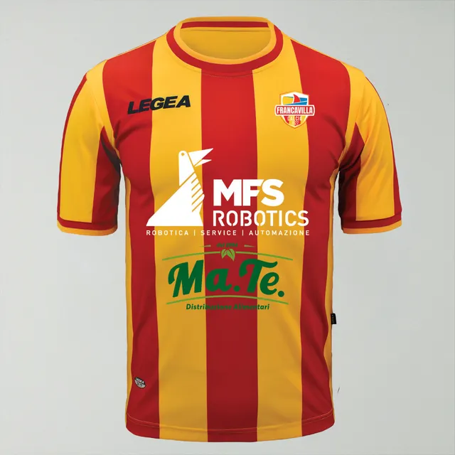 legea-francavilla-maglia-gara-calcio-giallo-rosso image 1