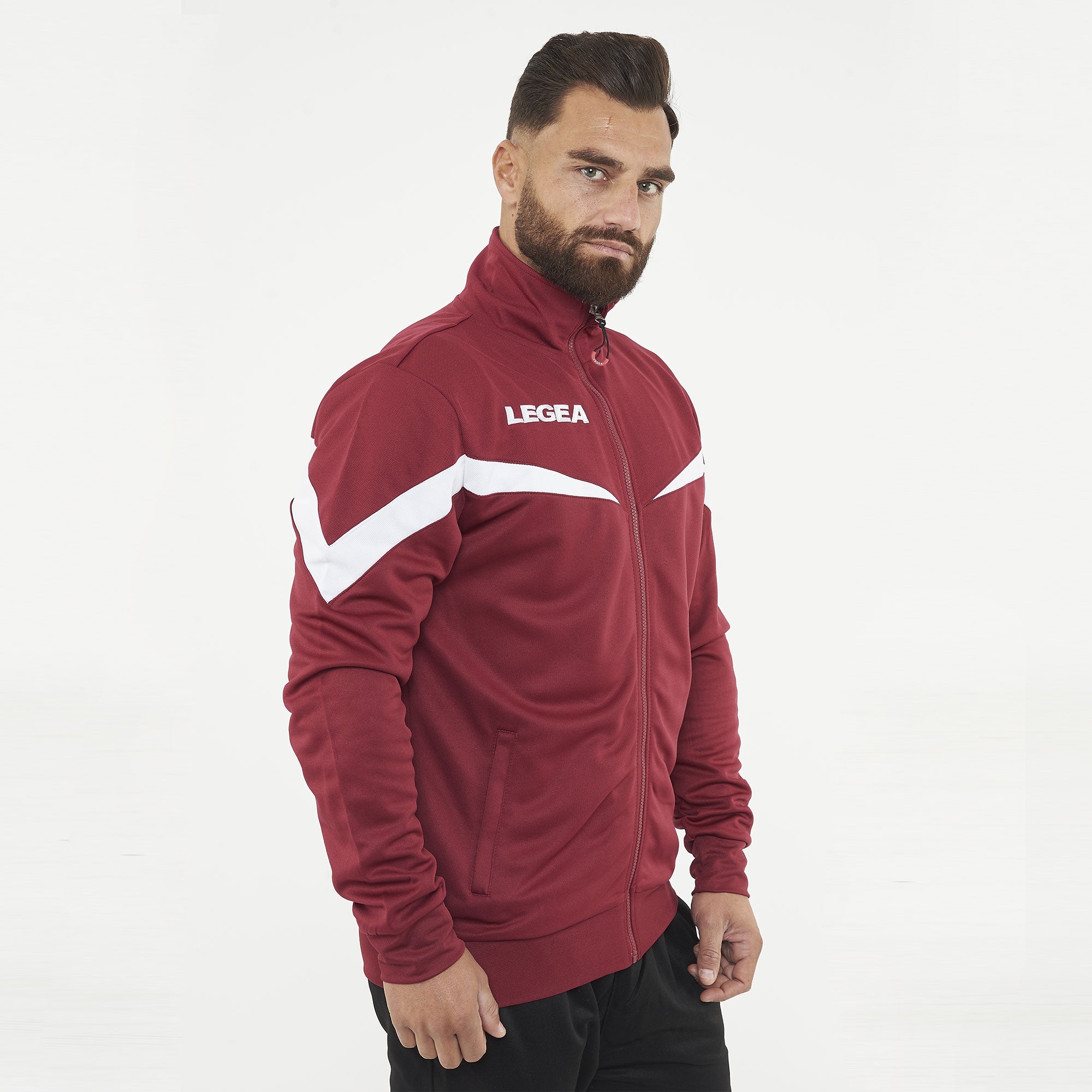 legea-mosca-giacca-sportiva-con-zip-granata-2xl image 2