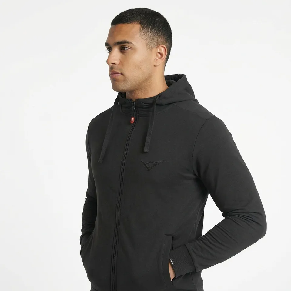 legea-maya-giacca-con-zip-e-cappuccio-cotone-oversize-nero-4xl image 1